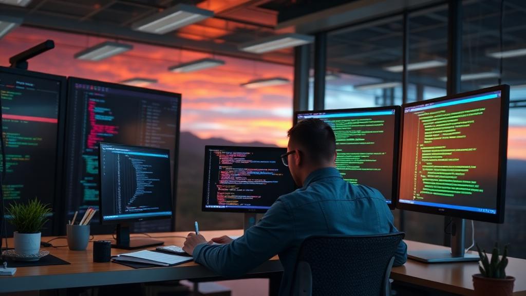 Back End Developer at work — Images and Photos created by jobs-rank.com