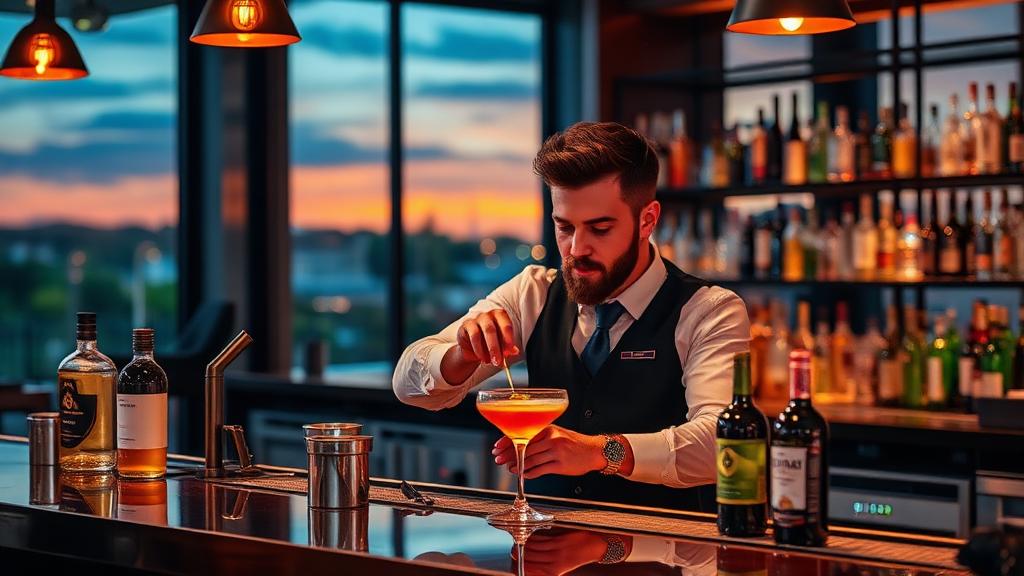 Bartender at work — Images and Photos created by jobs-rank.com