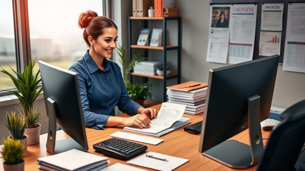 Bookkeeper at work — Images and Photos created by jobs-rank.com