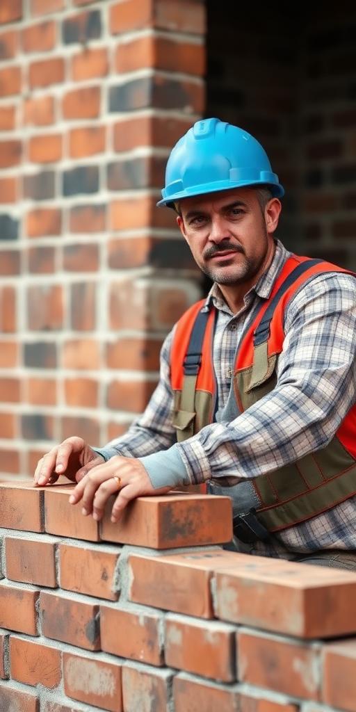 Bricklayer at work — Images and Photos created by jobs-rank.com