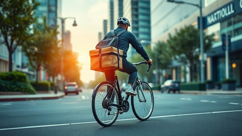 Courier at work — Images and Photos created by jobs-rank.com