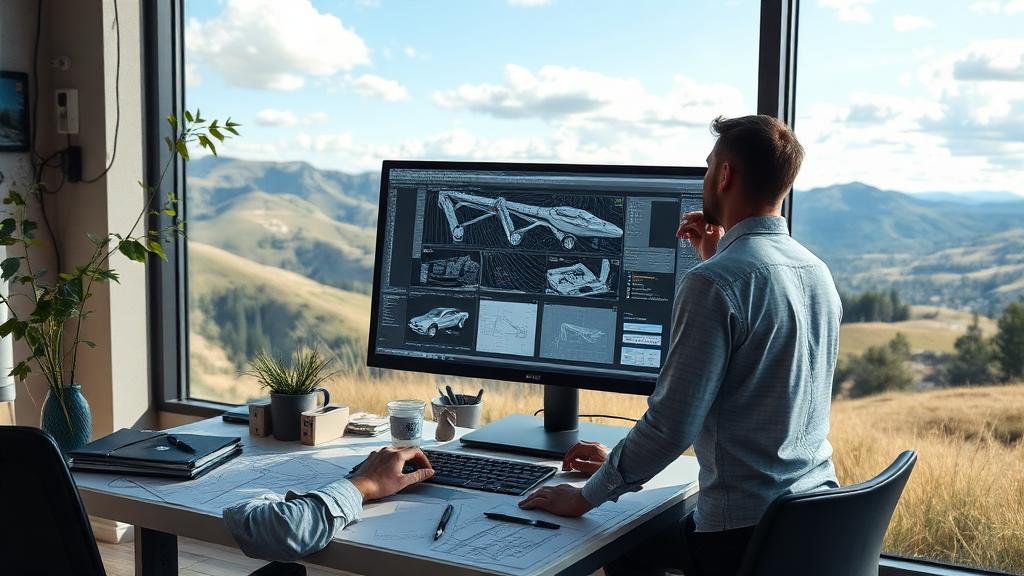 Draftsperson at work — Images and Photos created by jobs-rank.com