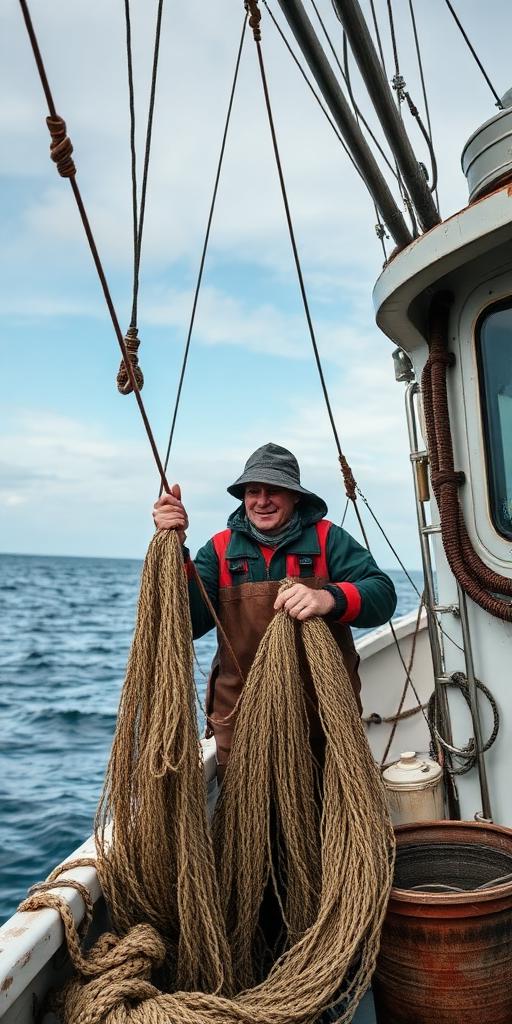 Fisher / Deckhand at work — Images and Photos created by jobs-rank.com