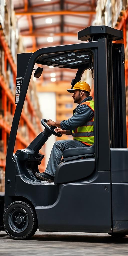 Forklift Operator at work — Images and Photos created by jobs-rank.com