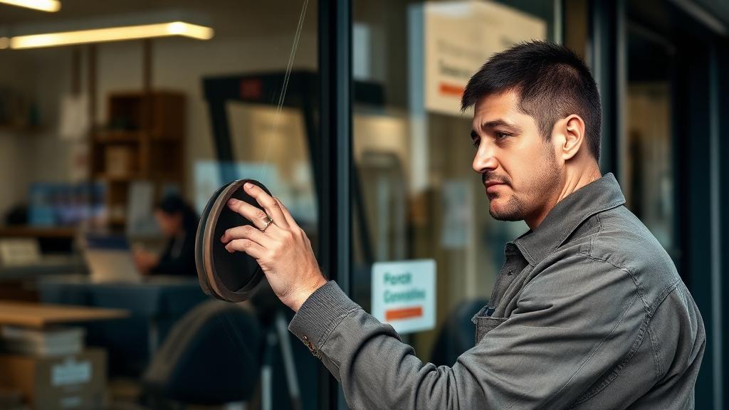 Glazier at work — Images and Photos created by jobs-rank.com