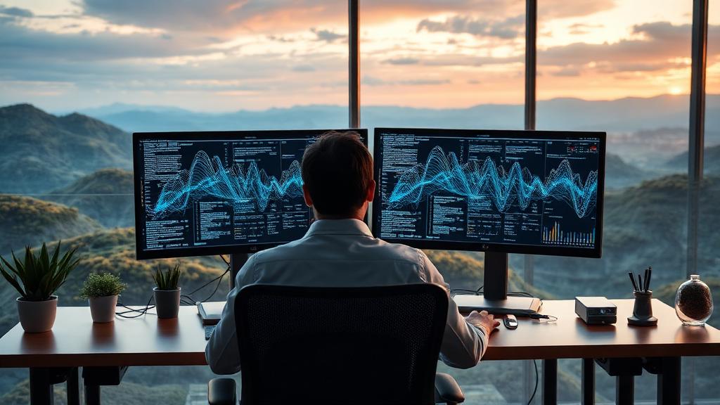 Machine Learning Engineer at work — Images and Photos created by jobs-rank.com