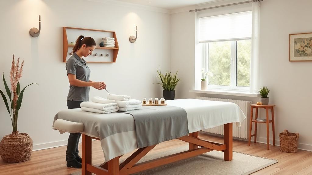 Massage Therapist at work — Images and Photos created by jobs-rank.com