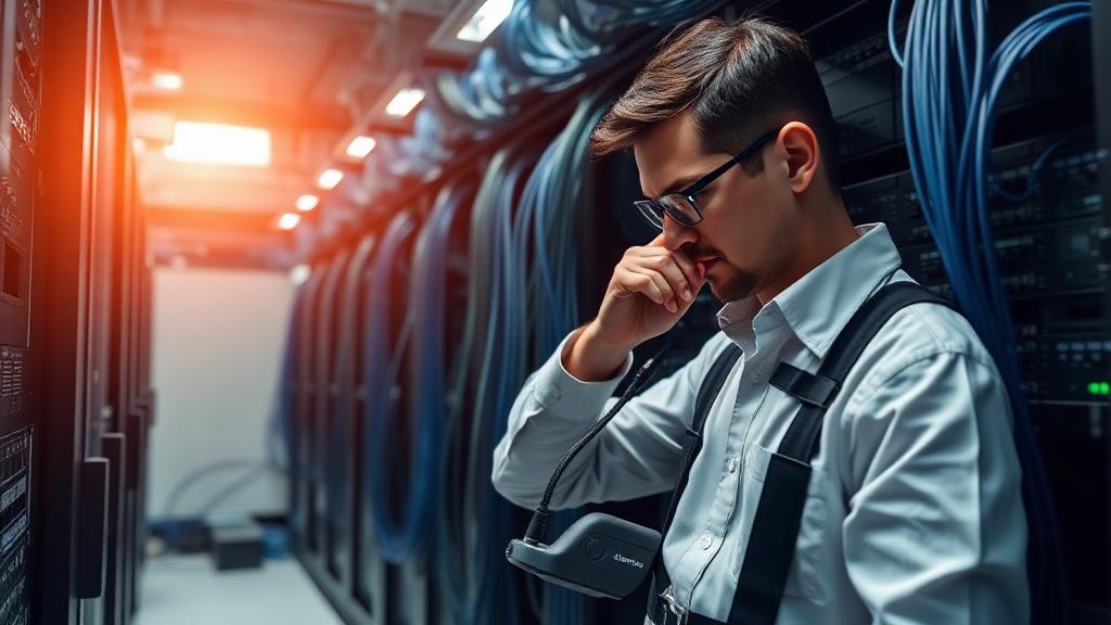 Network Engineer at work — Images and Photos created by jobs-rank.com