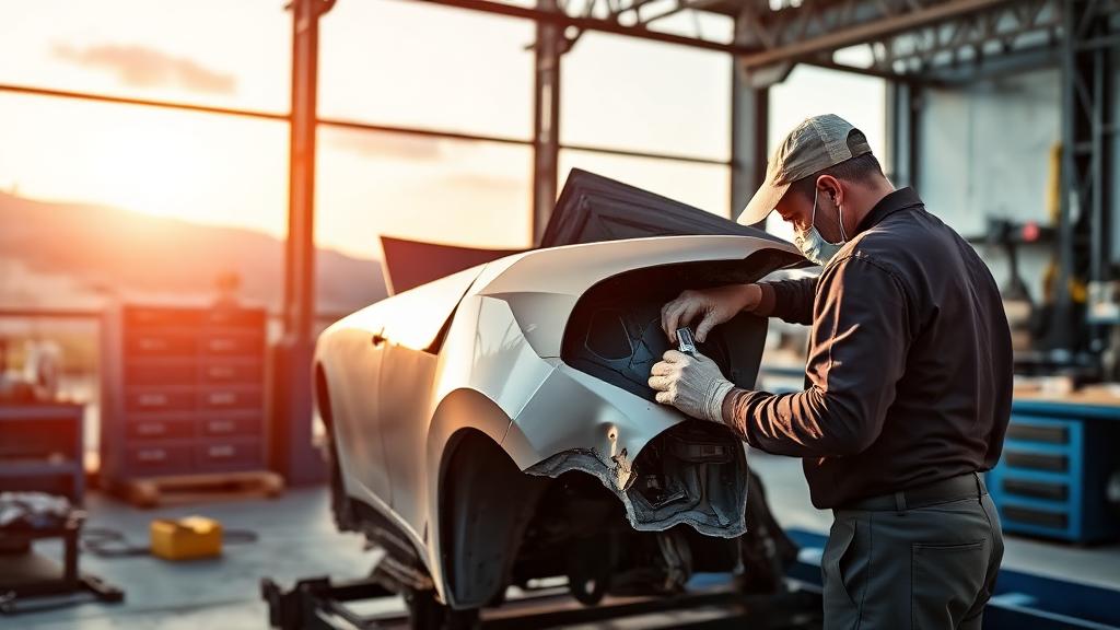 Panel Beater at work — Images and Photos created by jobs-rank.com