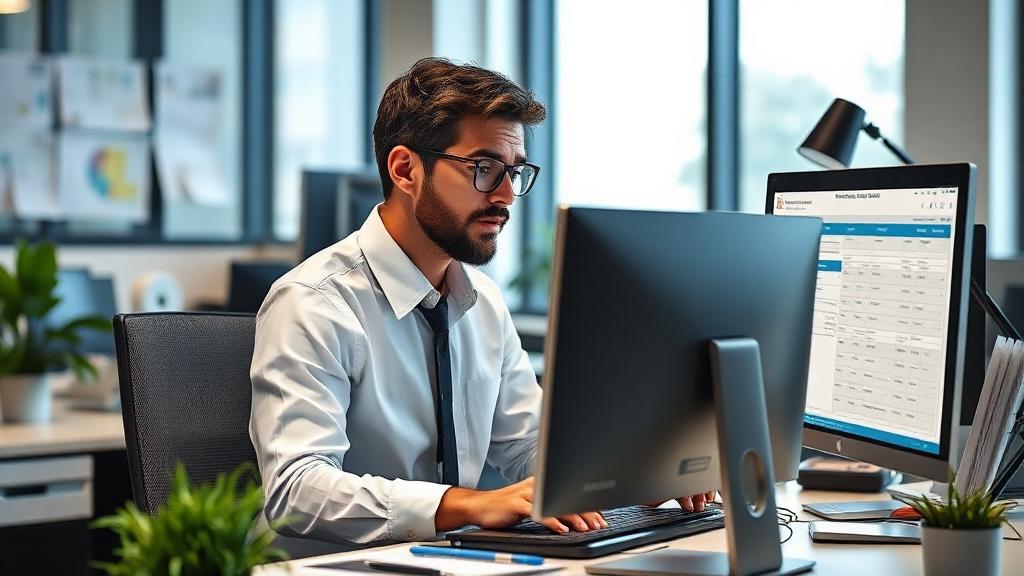 Payroll Officer at work — Images and Photos created by jobs-rank.com