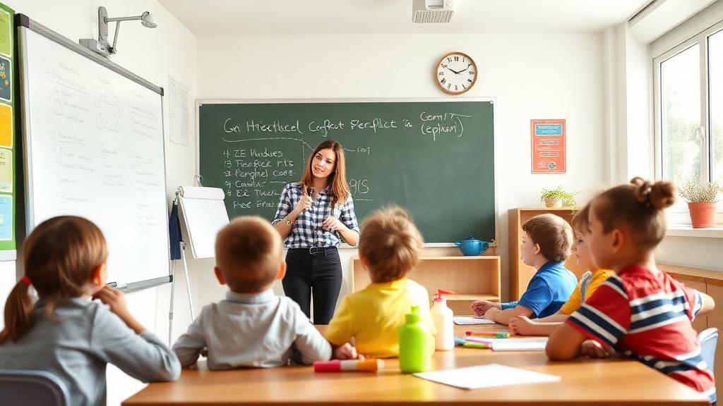 Primary School Teacher at work — Images and Photos created by jobs-rank.com