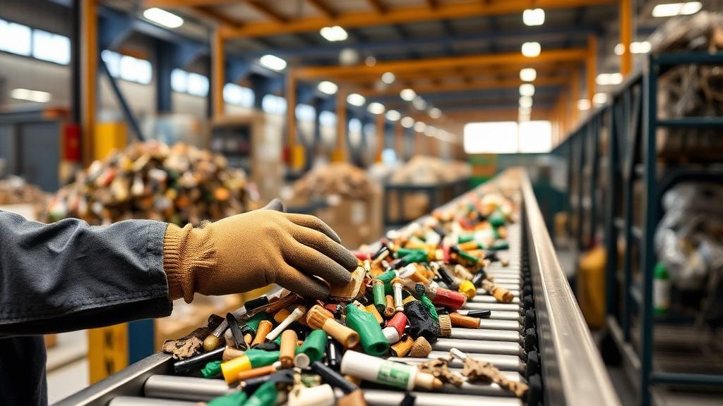 Recycling Sorter at work — Images and Photos created by jobs-rank.com