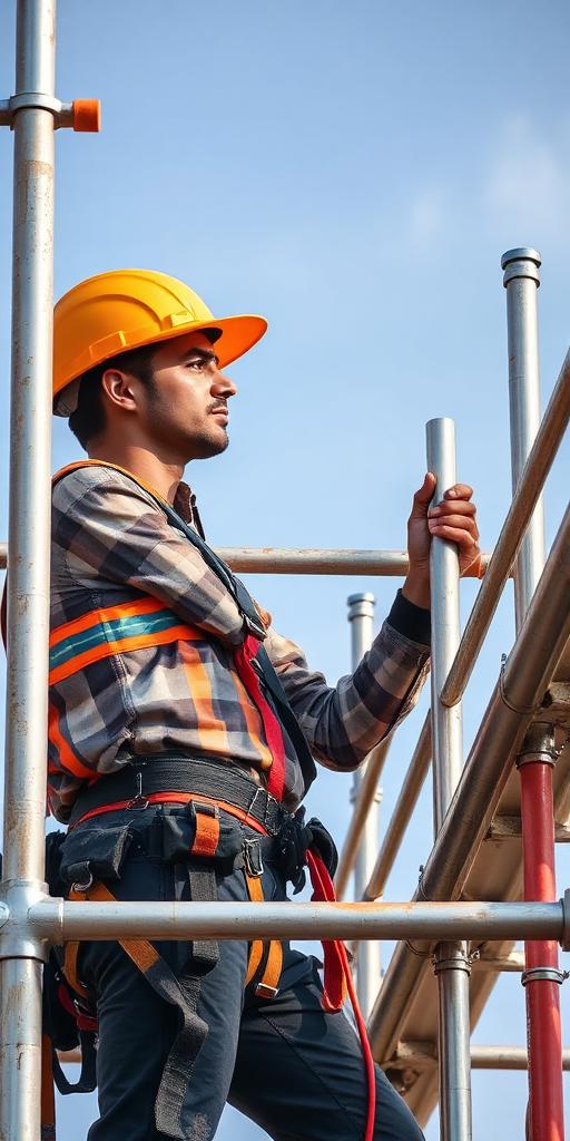 Scaffolder at work — Images and Photos created by jobs-rank.com